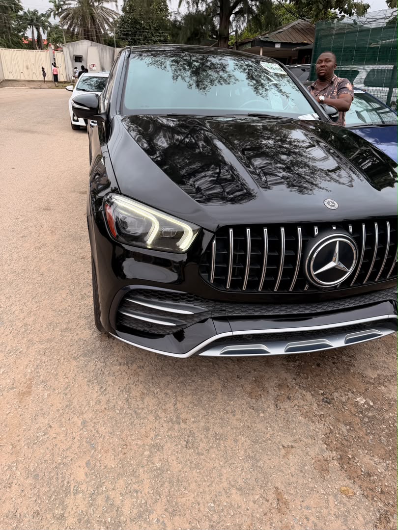 Black Mercedes-Benz SUV photographed at the dealership